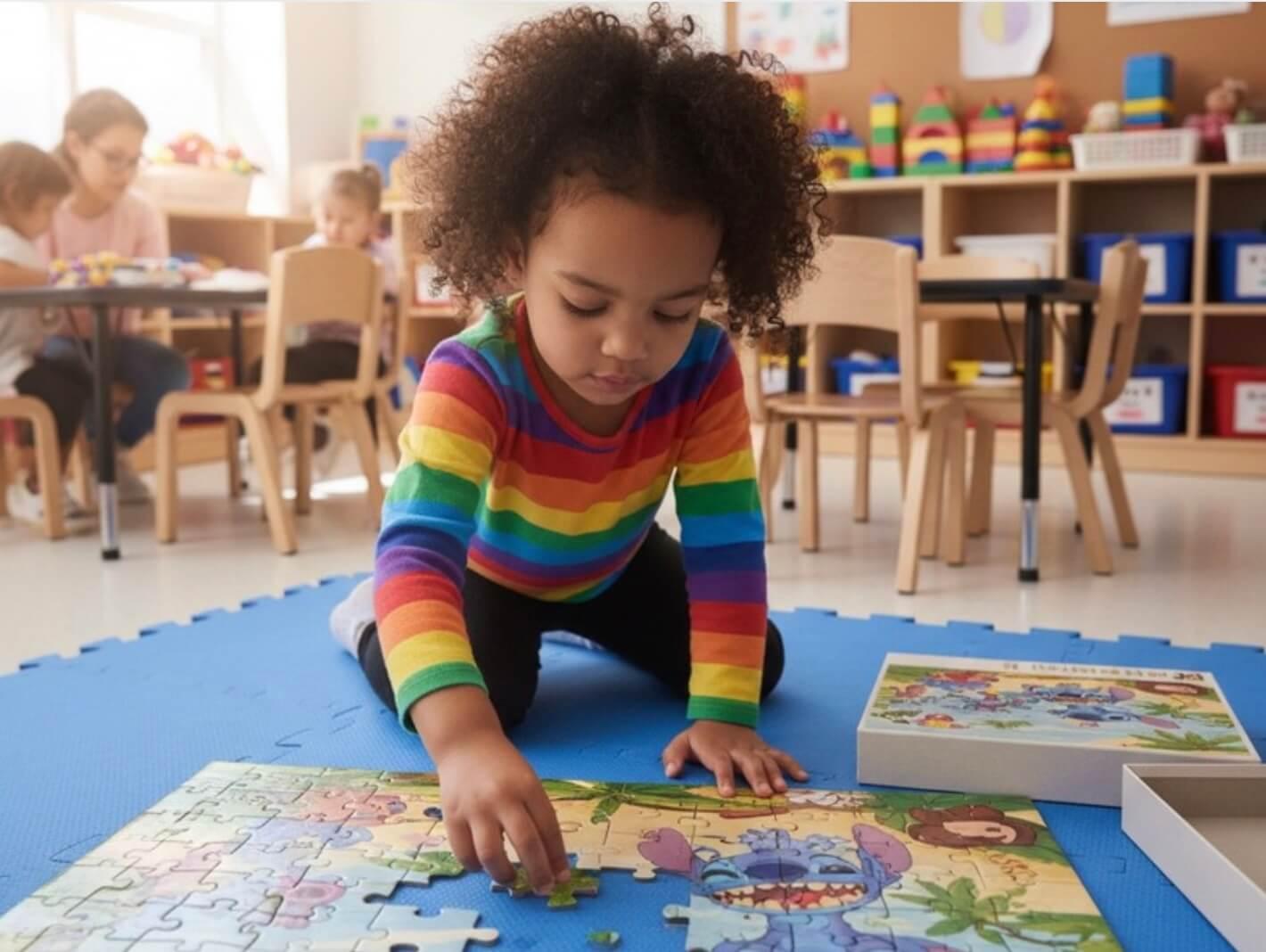 Lilo és Stitch gyerek puzzle