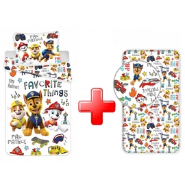 Mancs őrjárat ovis csomag - Ágynemű és gumis lepedő szett - Favorite Things