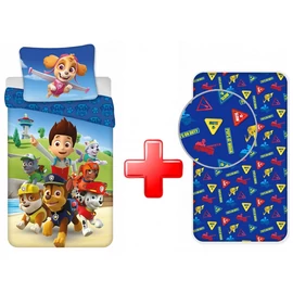 Mancs őrjárat ovis csomag - Ágynemű és gumis lepedő szett - Team PAW Patrol 