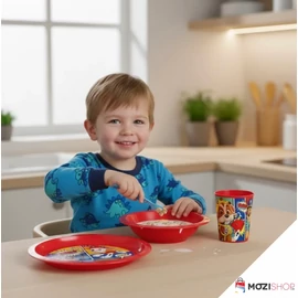 Mancs őrjárat étkészlet, műanyag szett, pohárral 260 ml - Comic