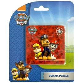 Mancs őrjárat puzzle radír szett - 6 darabos csomag