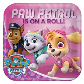 Mancs őrjárat papírtányér 23 cm, 8 db-os szett - Paw Patrol Is On A Roll