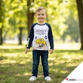 Mancs őrjárat gyerek hosszú ujjú póló 5 év / 110 cm - Black