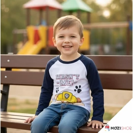 Mancs őrjárat gyerek hosszú ujjú póló 3 év / 98 cm - Black