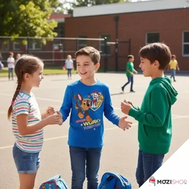 Mancs őrjárat gyerek hosszú ujjú póló 8 év / 128 cm - Work Together