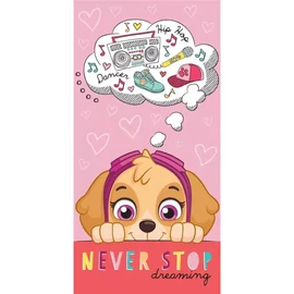 Mancs őrjárat törölköző, fürdőlepedő 70x140cm - Never Stop