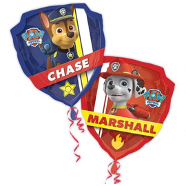 Mancs őrjárat fólia lufi - 68 cm-es - Chase és Marshall