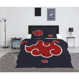 Naruto dupla, kétszemélyes ágyneműhuzat 240×220cm, 65x65 cm - Akatsuki