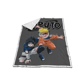 Naruto Sasuke sherpa takaró 120x150cm - Naruto &amp;amp; Sasuke
