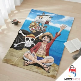 One Piece polár takaró, ágytakaró 100x140cm 