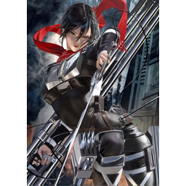 Attack on Titan plakát - Shingeki no Kyojin - Mikasa Ackerman II. - Selyemfényű poszter