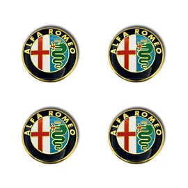 Alfa Romeo felni matrica szett - arany 56 mm-es, 3D kivitel