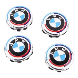 BMW felniközép kupak szett - 68 mm-es, 3D kivitel - Jubileumi kiadás