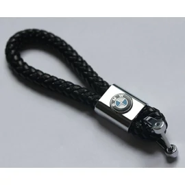 BMW kulcstartó, távirányító tartó fonott műbőr