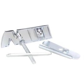 BMW M Power 3D logó hűtőrácsra szerelhető - Ezüst