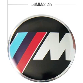 BMW M Power felni matrica szett - 56 mm-es, 3D kivitel