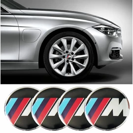 BMW M Power felni matrica szett - 56 mm-es, 3D kivitel