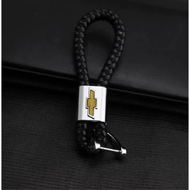 Chevrolet kulcstartó, távirányító tartó fonott műbőr