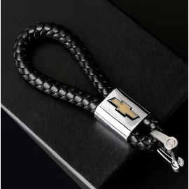 Chevrolet kulcstartó, távirányító tartó fonott műbőr