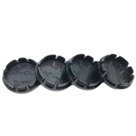 Fekete felniközép kupak szett - 56 mm-es 