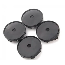 Fekete felniközép kupak szett - 60 mm-es 