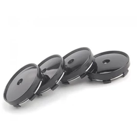 Fekete felniközép kupak szett - 60 mm-es 