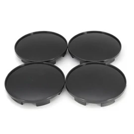 Fekete felniközép kupak szett - 68 mm-es 