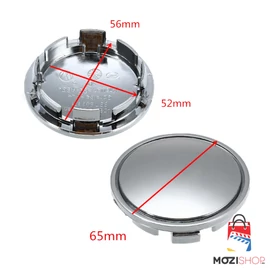 Krómozott felniközép kupak szett - 65 mm-es 