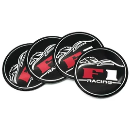 F1 Racing felni matrica szett - 56 mm-es, 3D kivitel