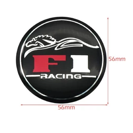 F1 Racing felni matrica szett - 56 mm-es, 3D kivitel