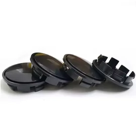 Fekete felniközép kupak szett - 65 mm-es 