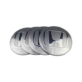 Honda felni matrica szett - ezüst 56 mm-es, 3D kivitel