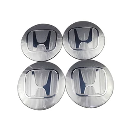 Honda felni matrica szett - ezüst 56 mm-es, 3D kivitel
