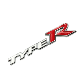 Honda Type R 3D matrica - Ezüst