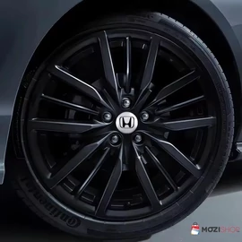 Honda felni matrica szett - ezüst fekete 56 mm-es, 3D kivitel