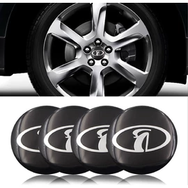 Lada felni matrica szett - fekete 56 mm-es, 3D kivitel