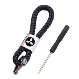 Mitsubishi kulcstartó, távirányító tartó fonott műbőr