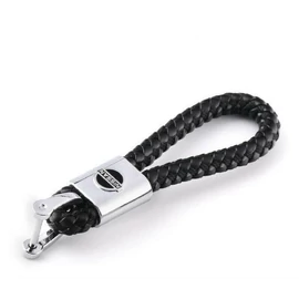 Nissan kulcstartó, távirányító tartó fonott műbőr