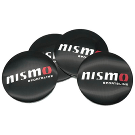 Nissan Nismo felni matrica szett - 56 mm-es, 3D kivitel