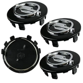 Opel felniközép kupak szett - 64 mm-es, 3D kivitel, fekete