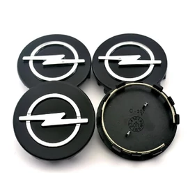 Opel felniközép kupak szett - 64 mm-es, 3D kivitel, fekete