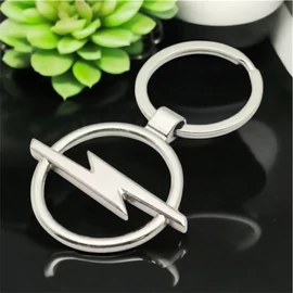 Opel fém kulcstartó - 3D logó kerek