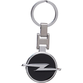 Opel fém kulcstartó - 3D kerek logó