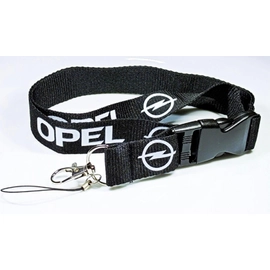 Opel kulcstartó, nyakpánt fekete