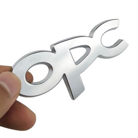 Opel OPC 3D matrica - Ezüst