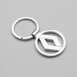 Renault fém kulcstartó - 3D kerek logó