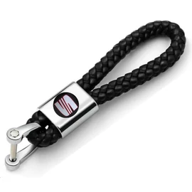 Seat kulcstartó, távirányító tartó fonott műbőr