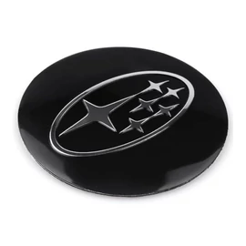 Subaru felni matrica szett - fekete 56 mm-es, 3D kivitel