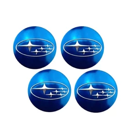 Subaru felni matrica szett - királykék 56 mm-es, 3D kivitel