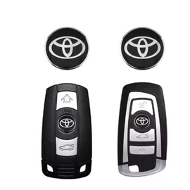 Toyota embléma, matrica kulcstartóhoz, 14 mm-es